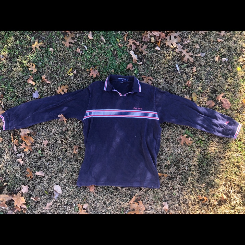 Vintage Polo Sport collared long sleeve